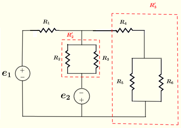 DC circuit example 3 - solution a
